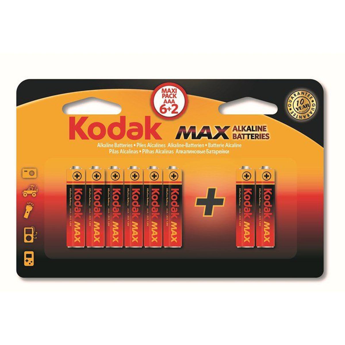Pilha Max AA Alcalina com 6+2 Unidades, marca Infotel - Foto Principal