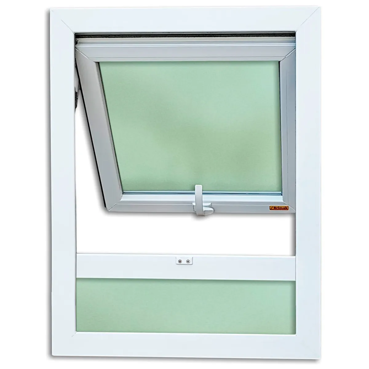Janela Maxim-ar com bandeira PVC Branco 80x60x3,8cm Itec, marca Brimak - Foto Principal