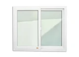 Janela de Correr PVC Branco 2 Folhas Móveis 100x120x6cm Itec