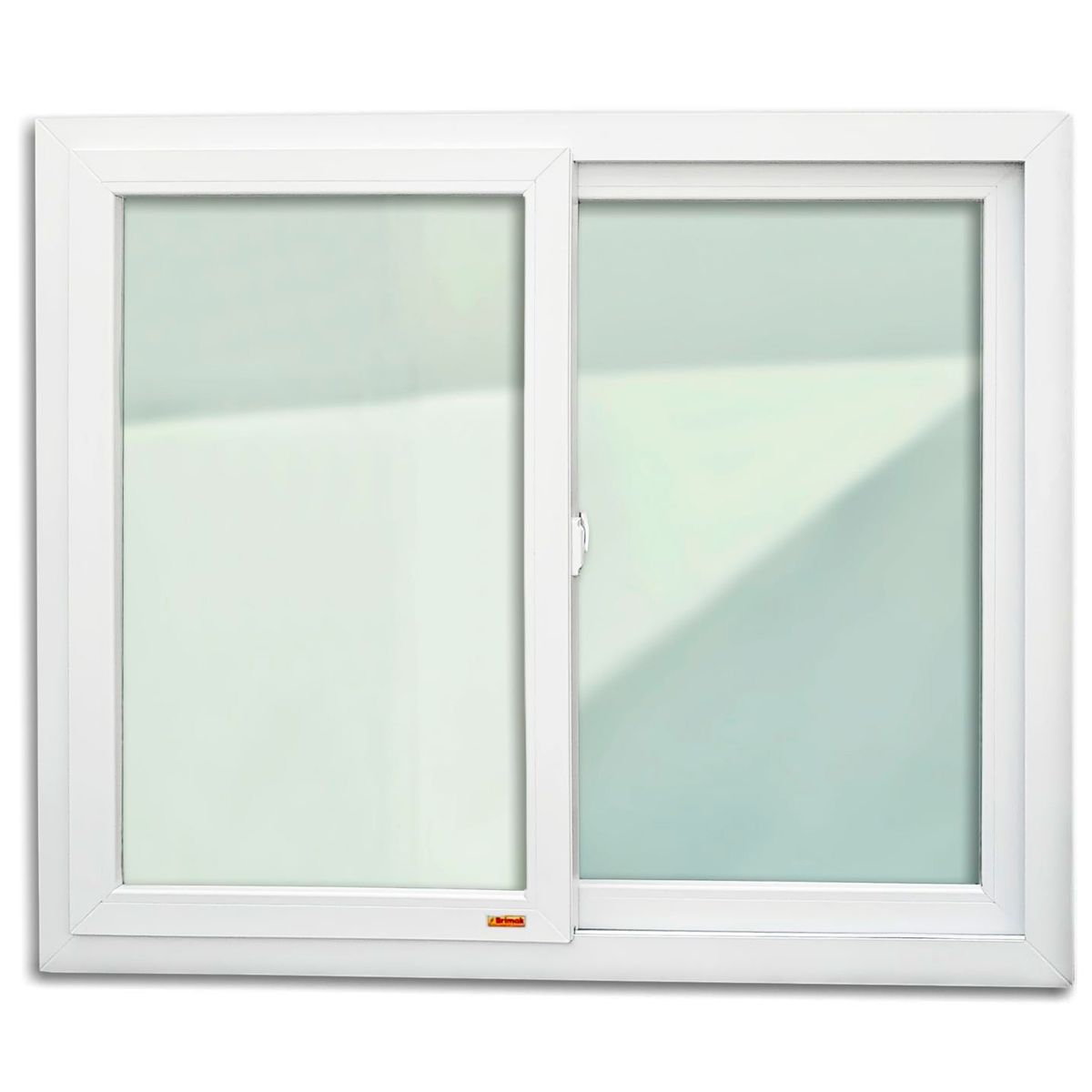 Janela de Correr PVC Branco 2 Folhas Móveis 100x150x6cm Itec, marca Brimak - Foto Principal