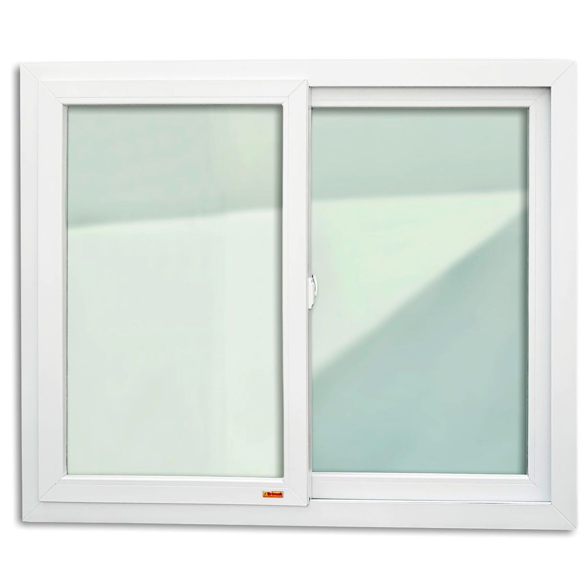 Janela de Correr PVC Branco 2 Folhas Móveis 100x200x6cm Itec, marca Brimak - Foto Principal