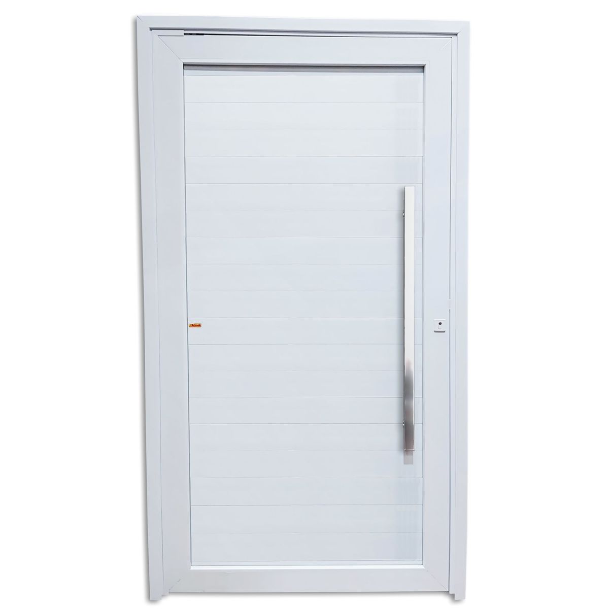 Porta Pivotante PVC Branco Direita 216x130x6cm Tecplus100, marca Brimak - Foto Principal