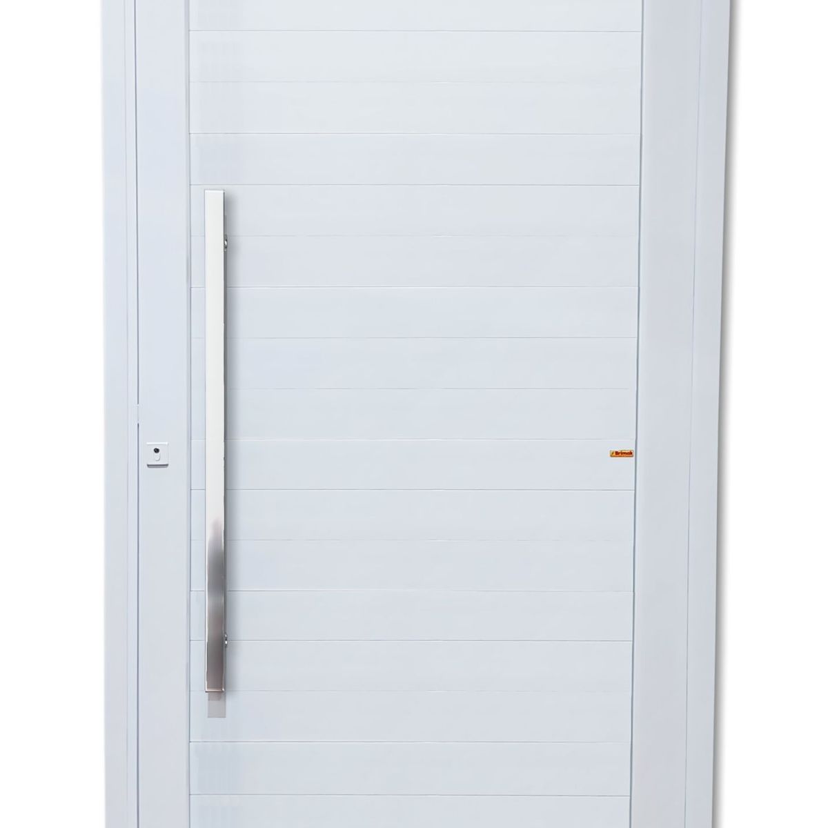Porta Pivotante PVC Branco Esquerda 216x130x6cm Tecplus100, marca Brimak - Foto Principal