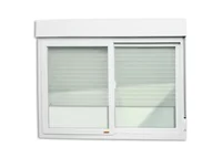 Janela Integrada Veneziana PVC Branco 2 Folhas Móveis 120x150x11,5cm Itec