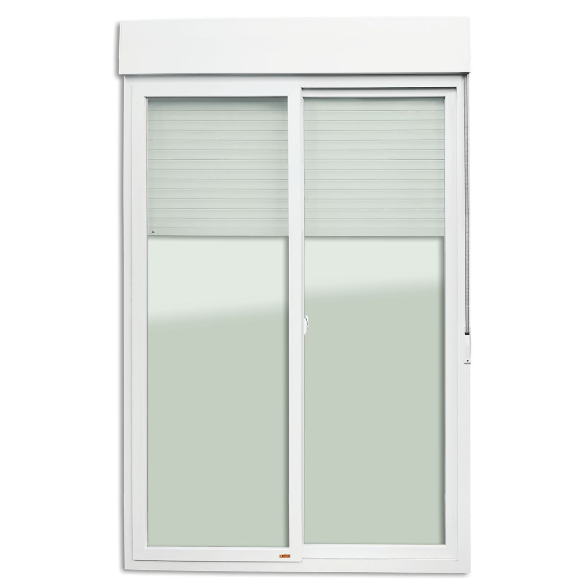 Porta Integrada Veneziana PVC Branco 2 Folhas Móveis 230x120x13cm Itec, marca Brimak - Foto Principal