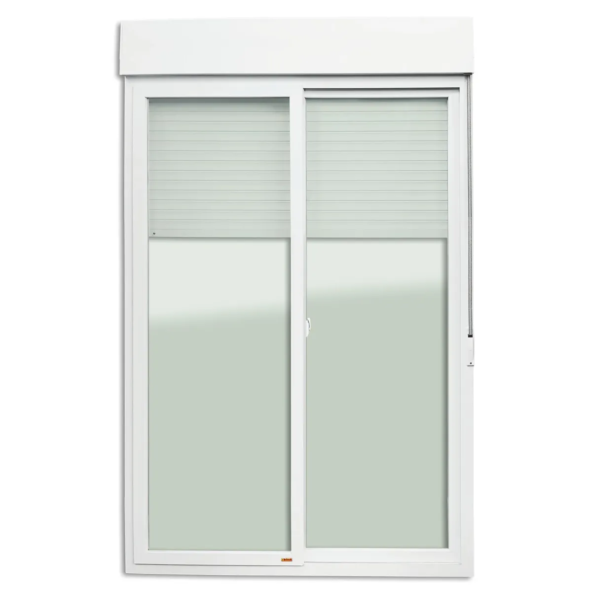 Porta Integrada Veneziana PVC Branco 2 Folhas Móveis 230x200x13cm Itec, marca Brimak - Foto Principal