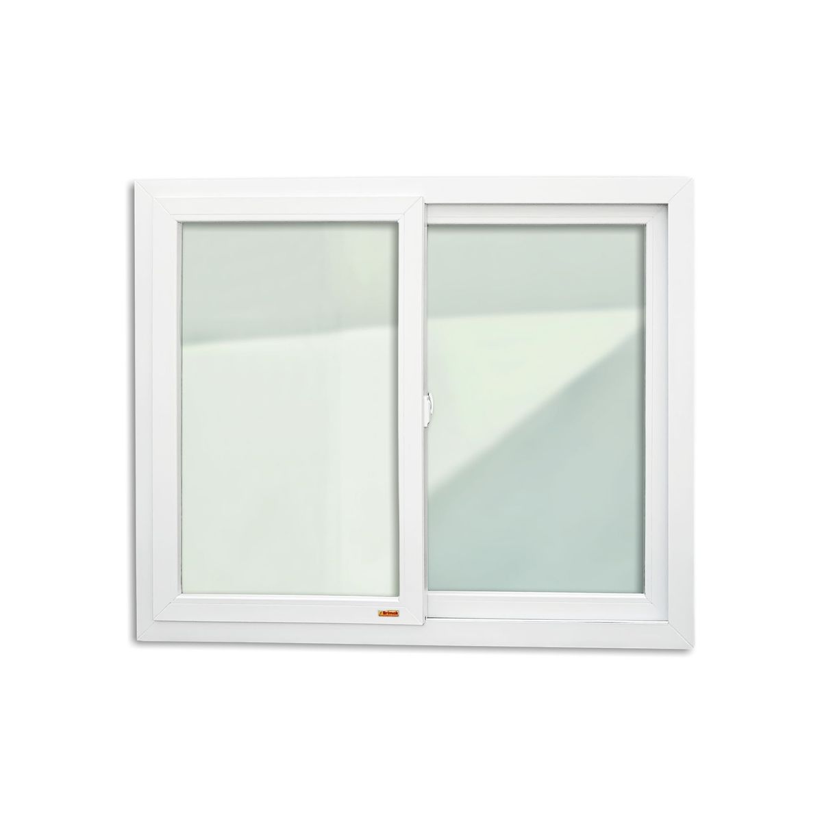 Janela de Correr PVC Branco 2 Folhas Móveis 129x129x10cm Itec, marca Brimak - Foto Principal