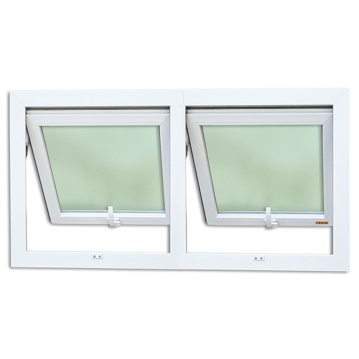 Janela Maxim-ar Duplo PVC Branco 60x160x3,8cm Itec, marca Brimak - Foto Principal