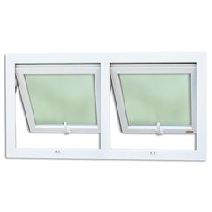 Janela Maxim-ar Duplo PVC Branco 60x160x3,8cm Itec
