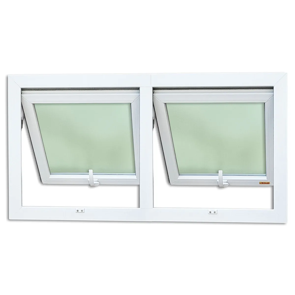 Janela Maxim-ar Duplo PVC Branco 80x120x3,8cm Itec, marca Brimak - Foto Principal