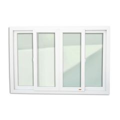 Janela de Correr PVC Branco 4 Folhas Central 100x200x6cm Itec