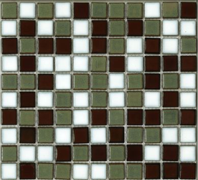Pastilha de Porcelana PL8417 Miscelnea 2,5x2,5cm 30x30cm Multicolorido