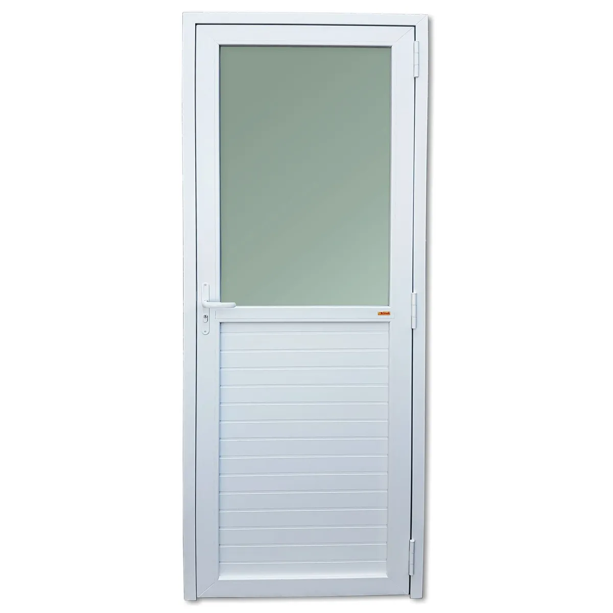 Porta Lambri e Meio Vidro PVC Branco Esquerda 216x70x6cm Itec, marca Brimak - Foto Principal