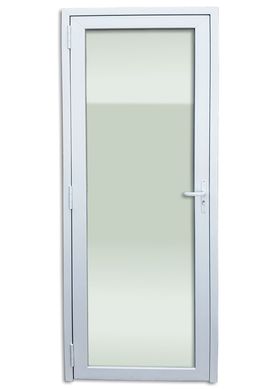 Porta de Vidro PVC Branco Direita 216x70x6cm Itec