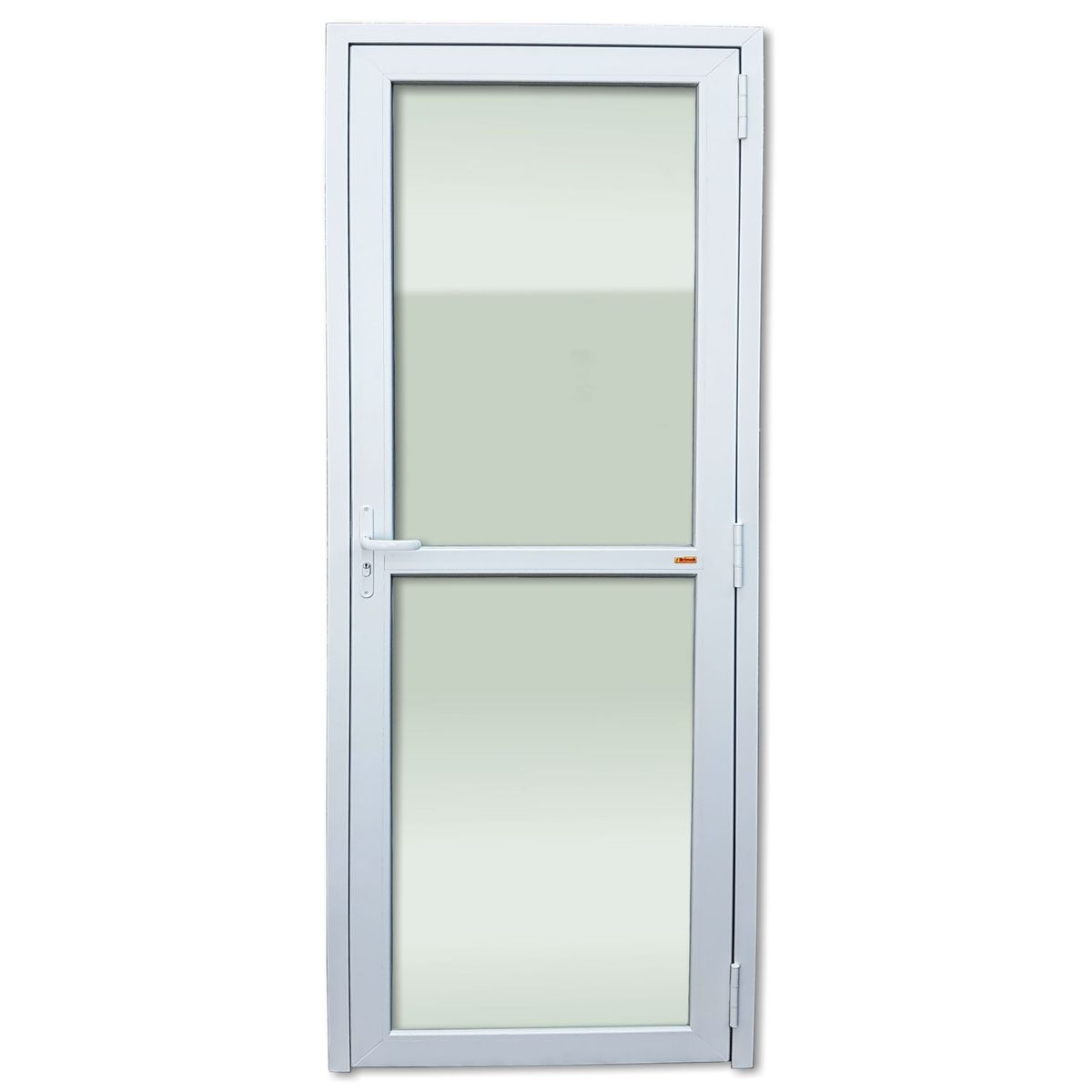 Porta com 2 Vidros PVC Branco Esquerda 216x80x6cm Itec, marca Brimak - Foto Principal