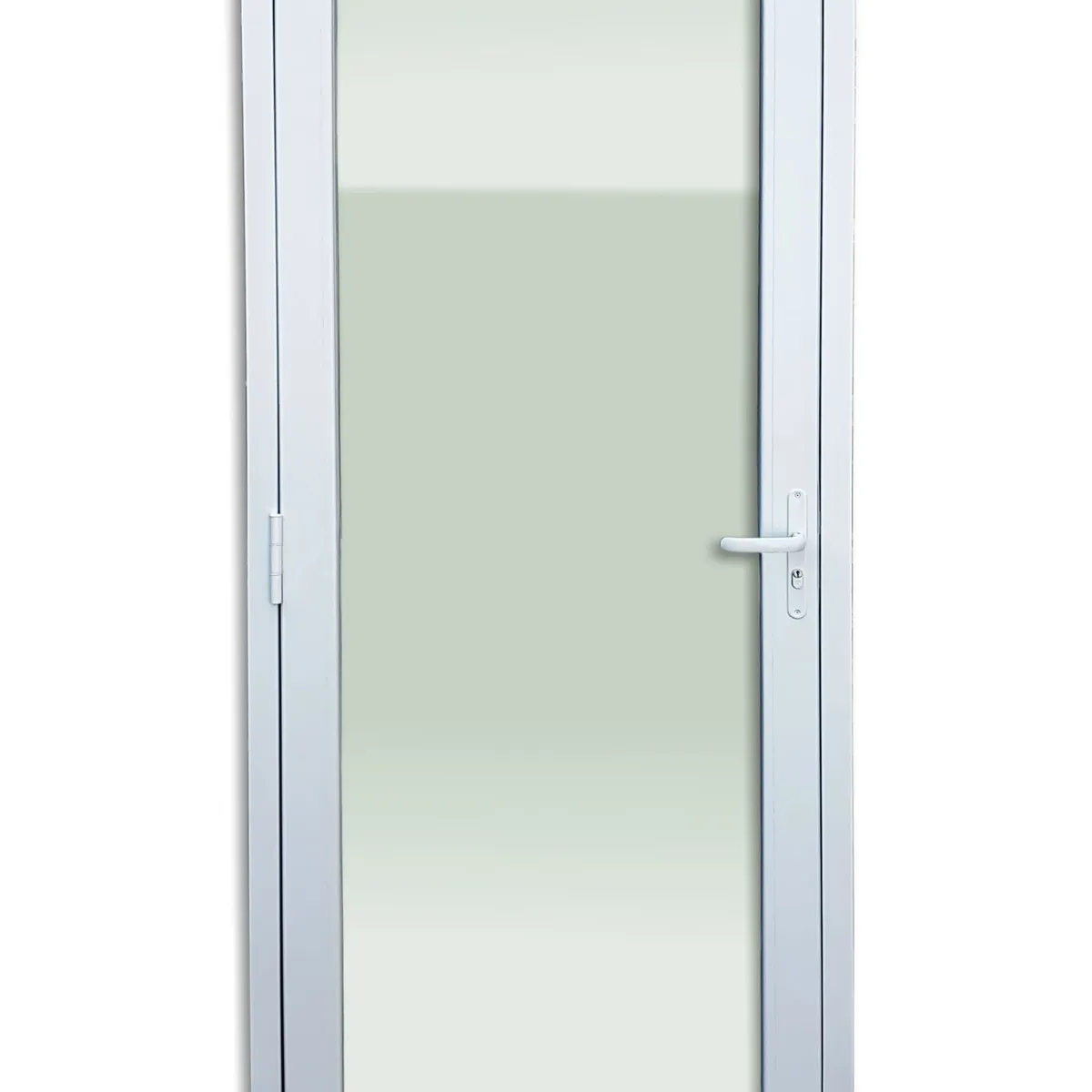 Porta de Vidro PVC Branco Direita 216x90x6cm Itec, marca Brimak - Foto Principal