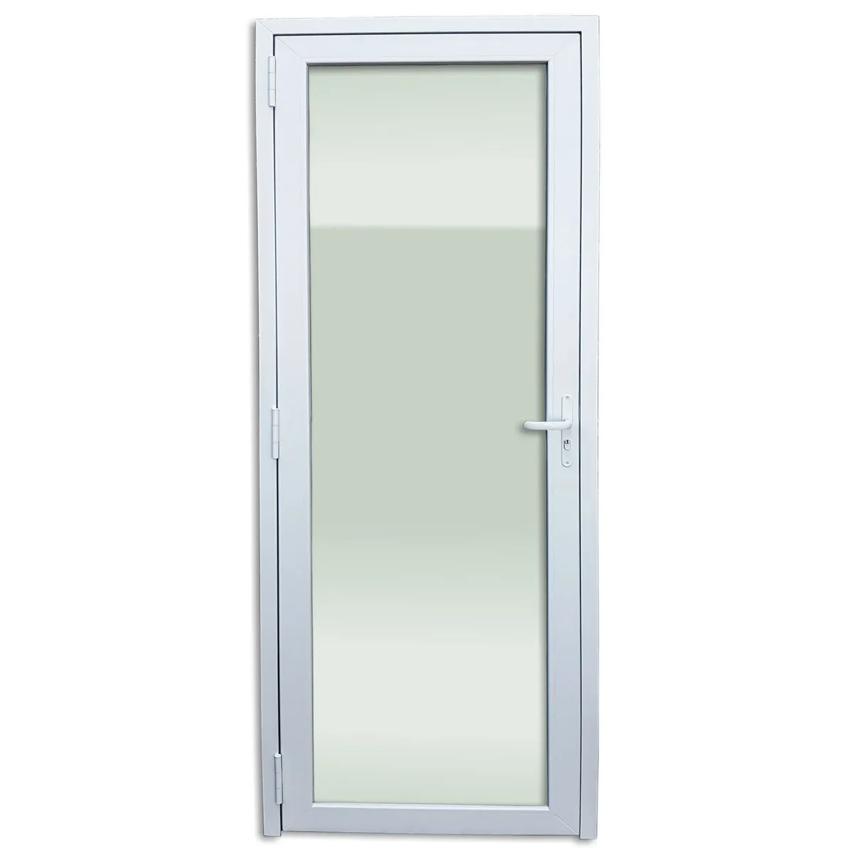Porta de Vidro PVC Branco Direita 216x90x6cm Itec, marca Brimak - Foto Principal