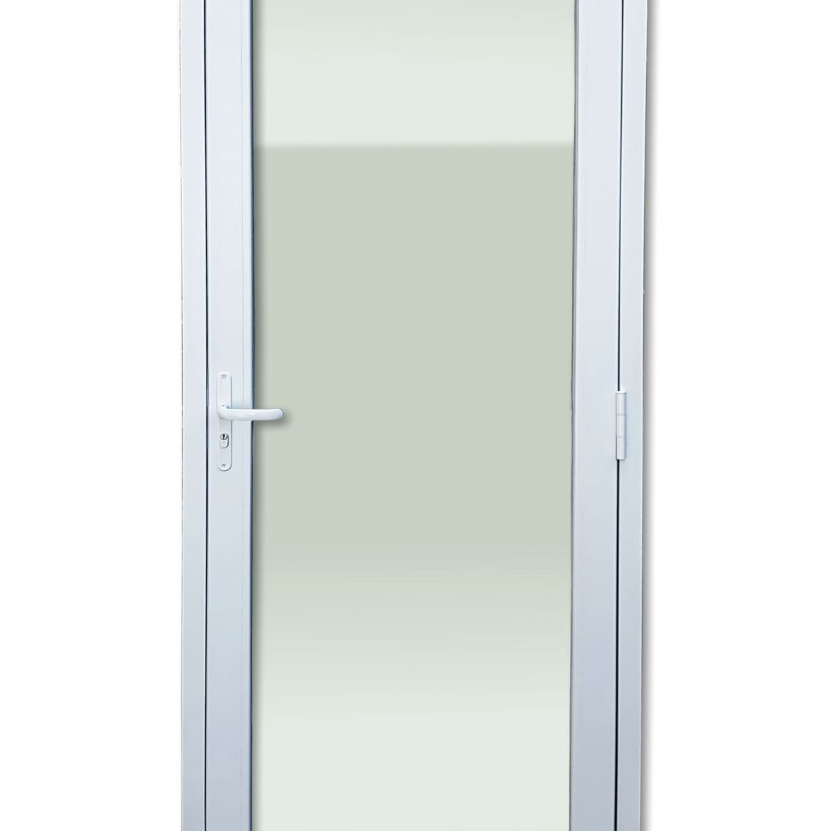 Porta de Vidro PVC Branco Esquerda 216x90x6cm Itec, marca Brimak - Foto Principal