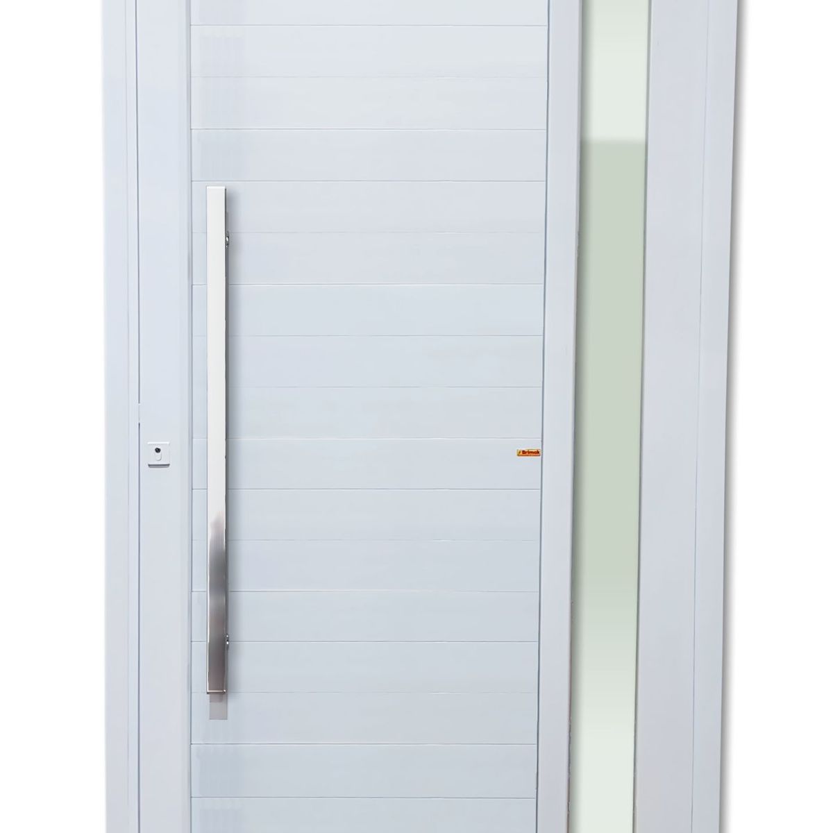 Porta Pivotante e Visor PVC Branco Esquerda 216x130x6cm Visione, marca Brimak - Foto Principal