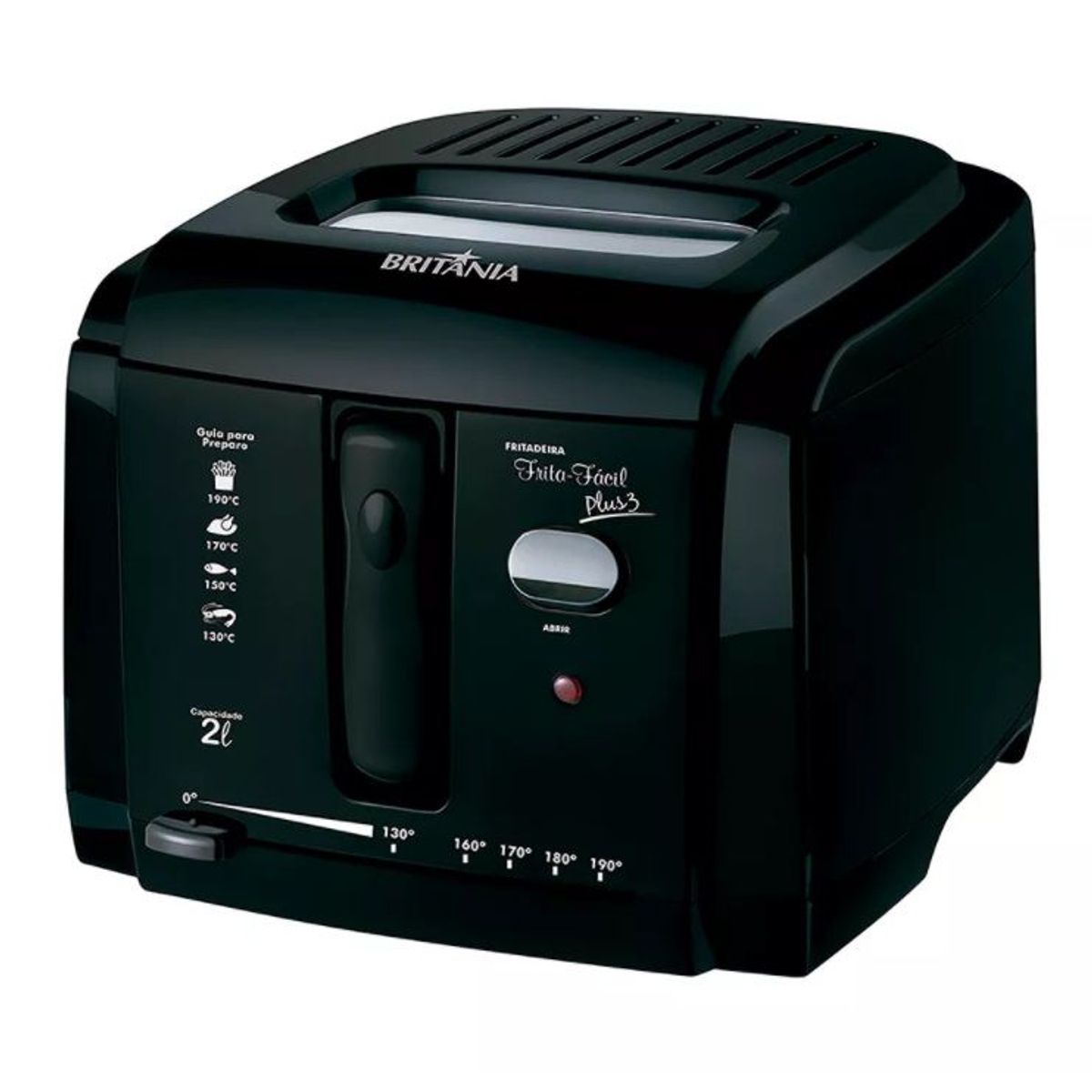 Fritadeira Elétrica com Óleo Frita Fácil Plus 3 2L 220V Preto, marca Britânia - Foto Principal