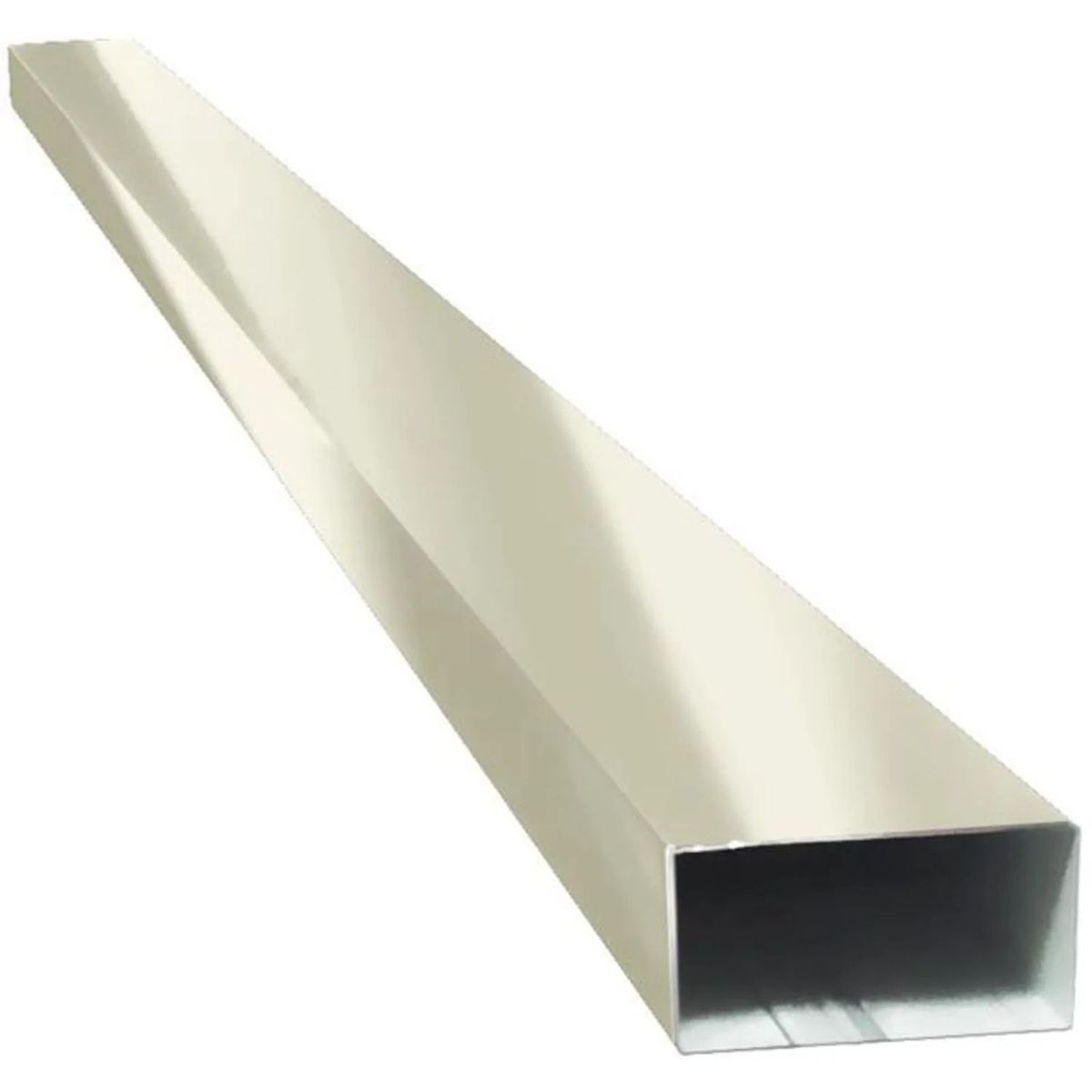Condutor Retanganfular Corte28,branco,2m,calhaforte, marca Calhaforte - Foto Principal