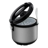 Panela de Arroz Elétrica PH10 com Visor 127V Preto e Prata