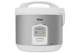Panela de Arroz Elétrica com Visor PH10 220V Branco e Prata