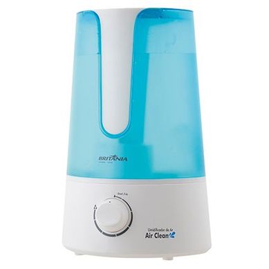 Umidificador de Ar Clean 3,2L Silencioso Bivolt Branco e Azul