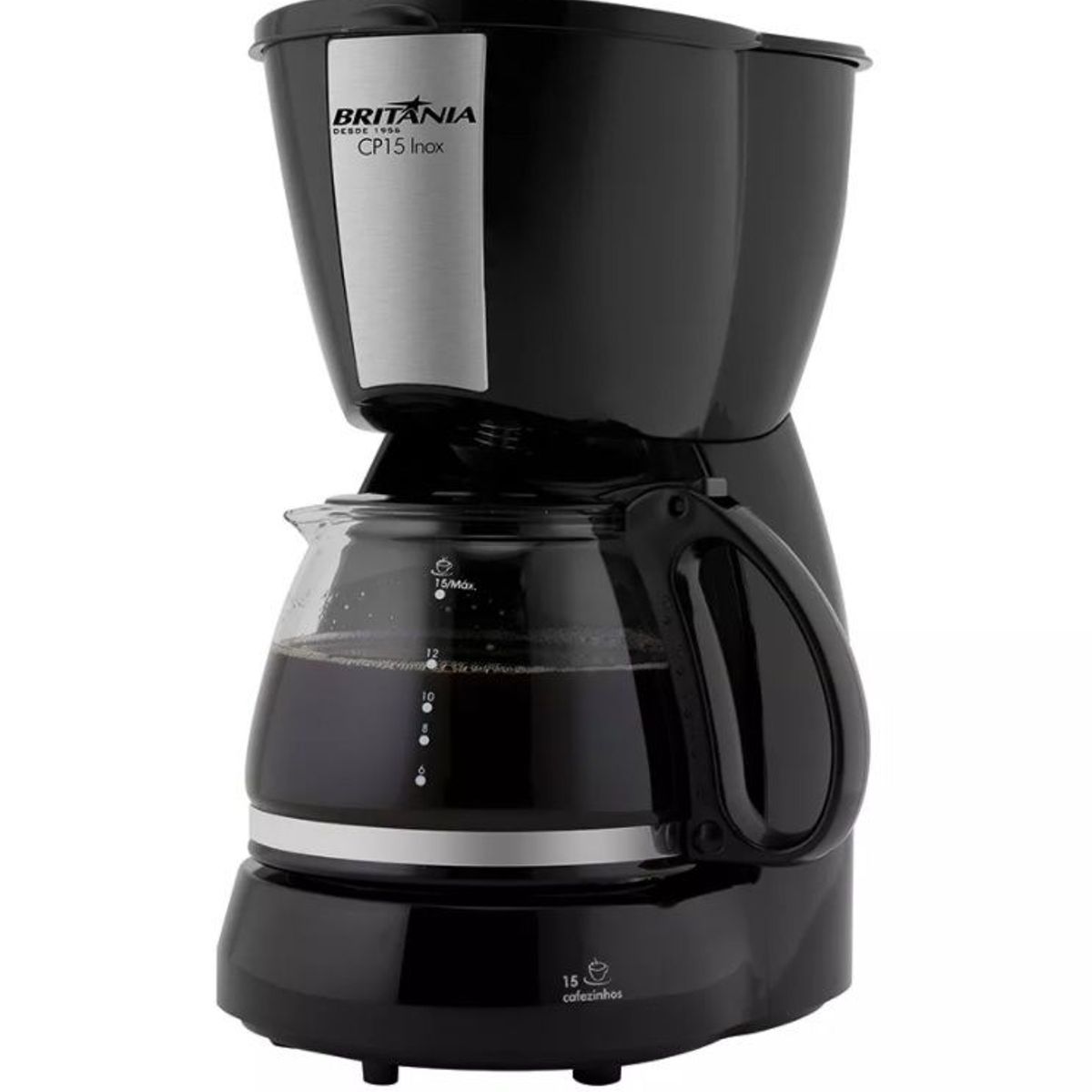 Cafeteira Capacidade de Inox 15 Xícaras 220V Prata, marca Britânia - Foto Principal