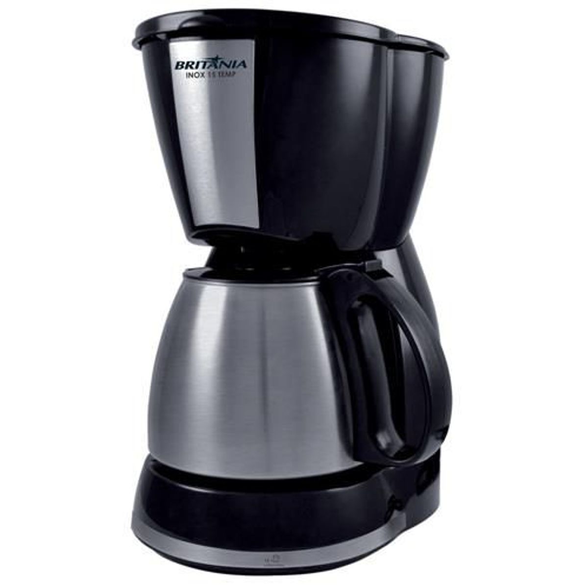 Cafeteira Elétrica 600ml Temp 127V Preto e Prata, marca Britânia - Foto Principal
