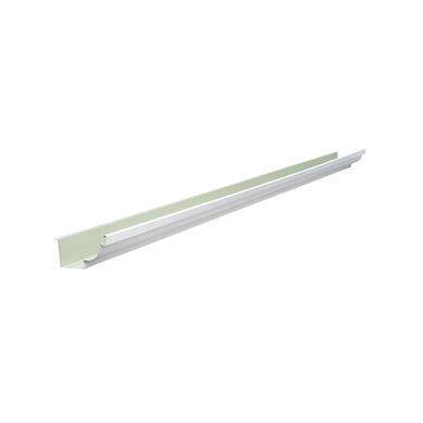 Calha Moldura Corte 28 Galvalume Branco de 3 metros