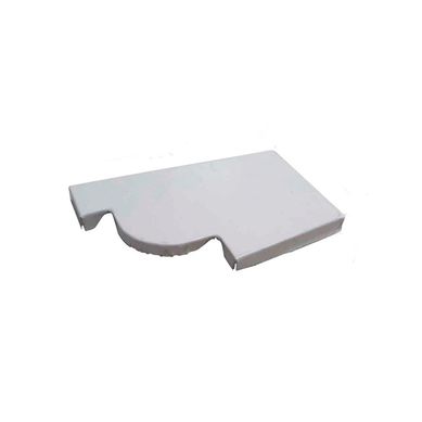 Cabeceira Moldura  Direita Corte 28 Galvalume Branco