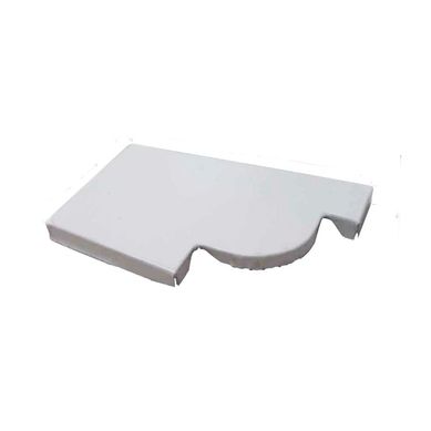 Cabeceira Moldura Esquerda Corte 28 Galvalume Branco