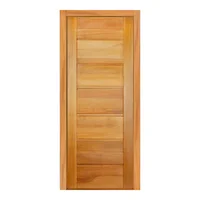 Porta Montada Madeira Maciça Tauari 215x92x14cm