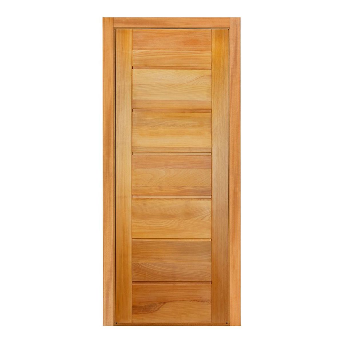 Porta Montada Madeira Maciça Tauari 215x92x14cm, marca Mapaf - Foto Principal