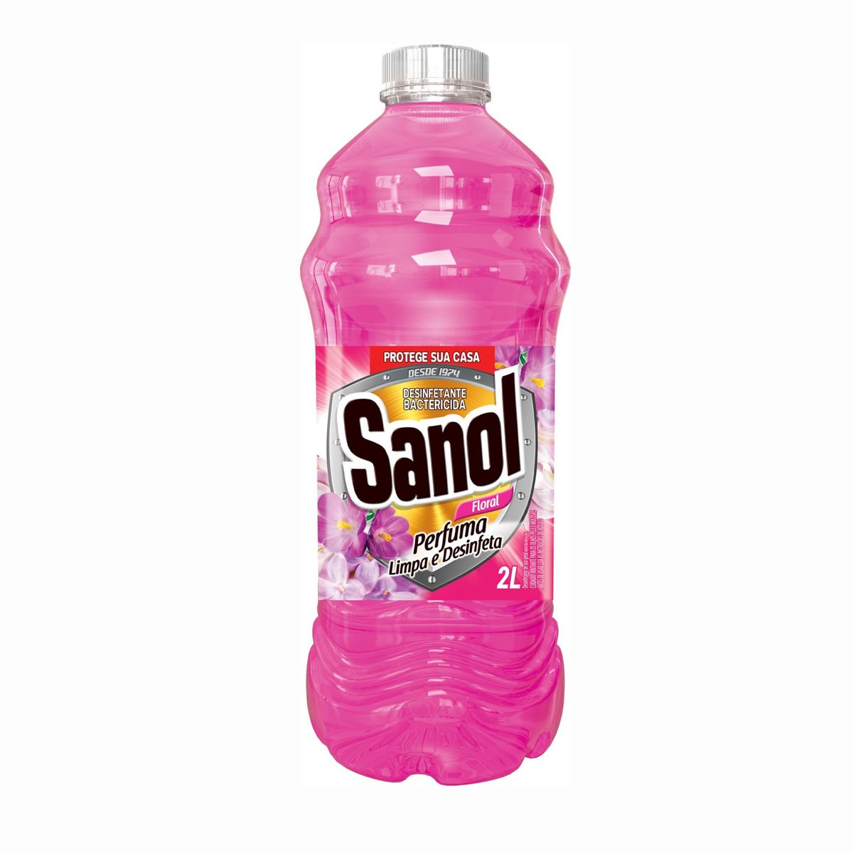 Desinfetante Floral 2L Rosa, marca Sanol - Foto Principal