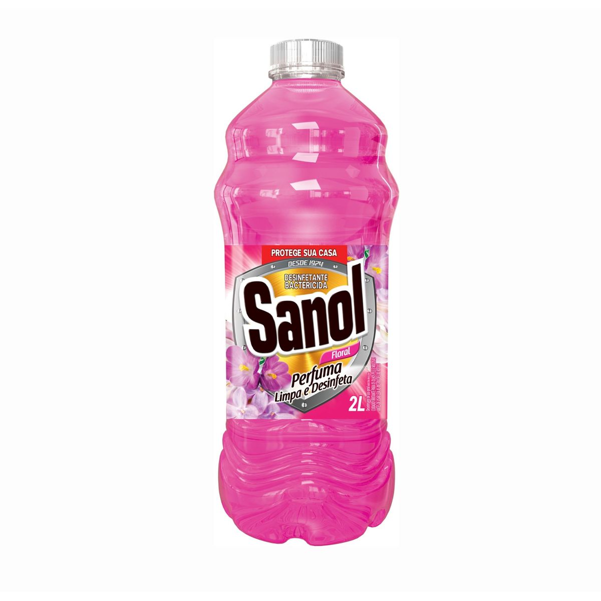Desinfetante Floral 2L Rosa, marca Sanol - Foto Principal