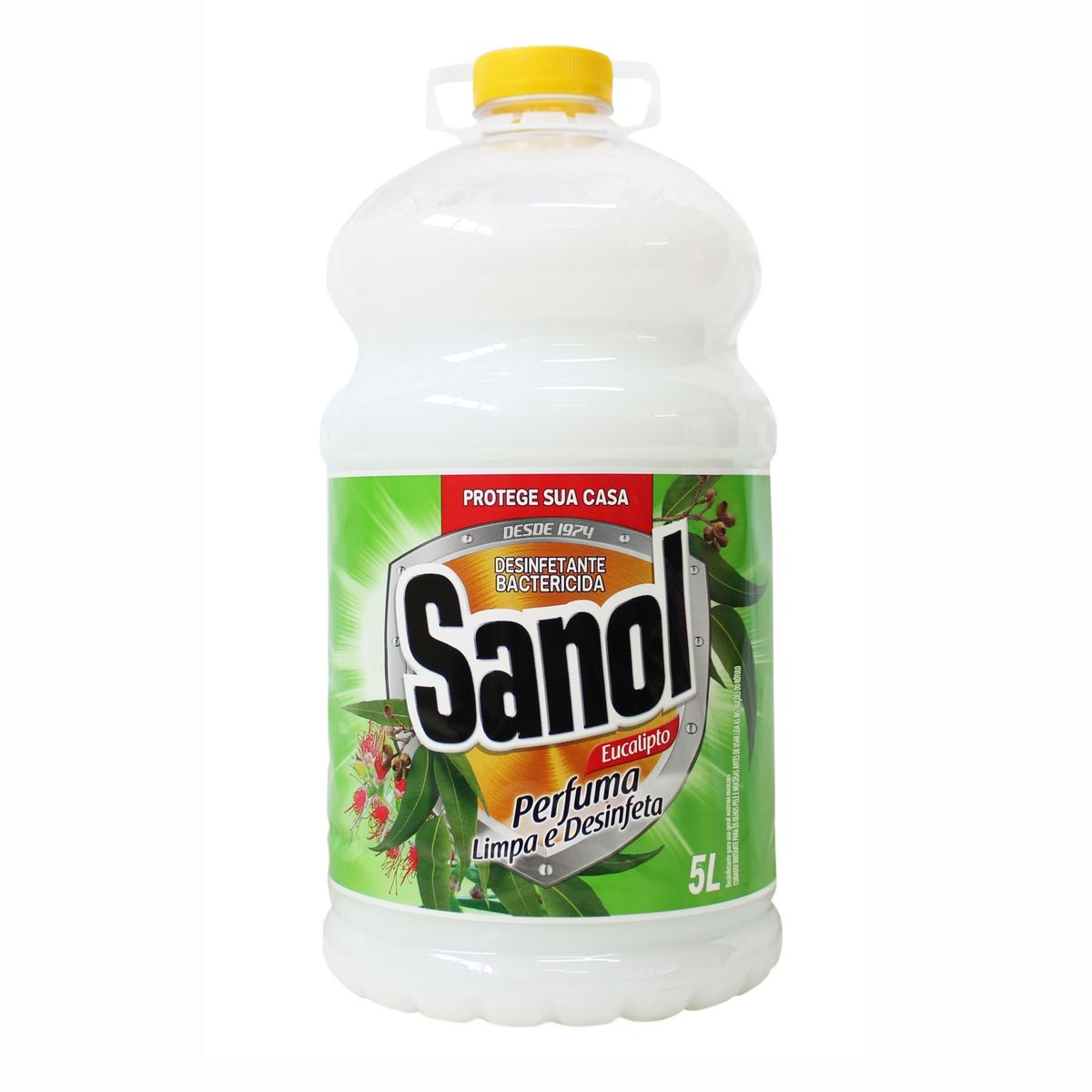 Desinfetante de Eucalipto e Hortelã 5L Branco, marca Sanol - Foto Principal