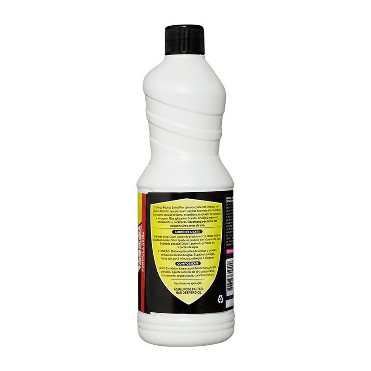 Limpa Pedras Líquido Concentrado Sanol Pro 1 L, marca Sanol - Foto 2