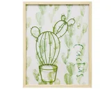 Tela Metal Estampado 40x50cm Verde e Branco Mart