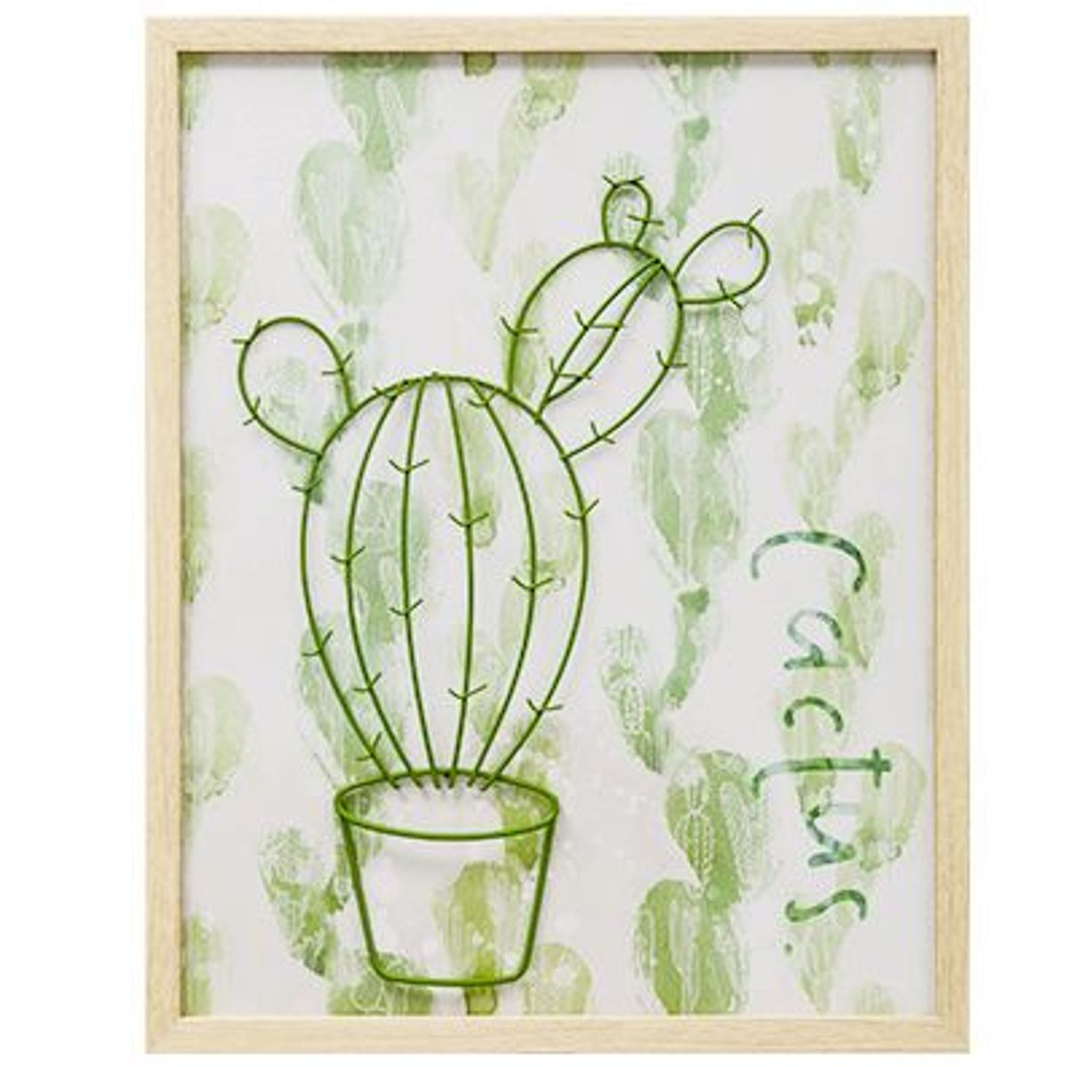 Tela Metal Estampado 40x50cm Verde e Branco Mart, marca Mart - Foto Principal