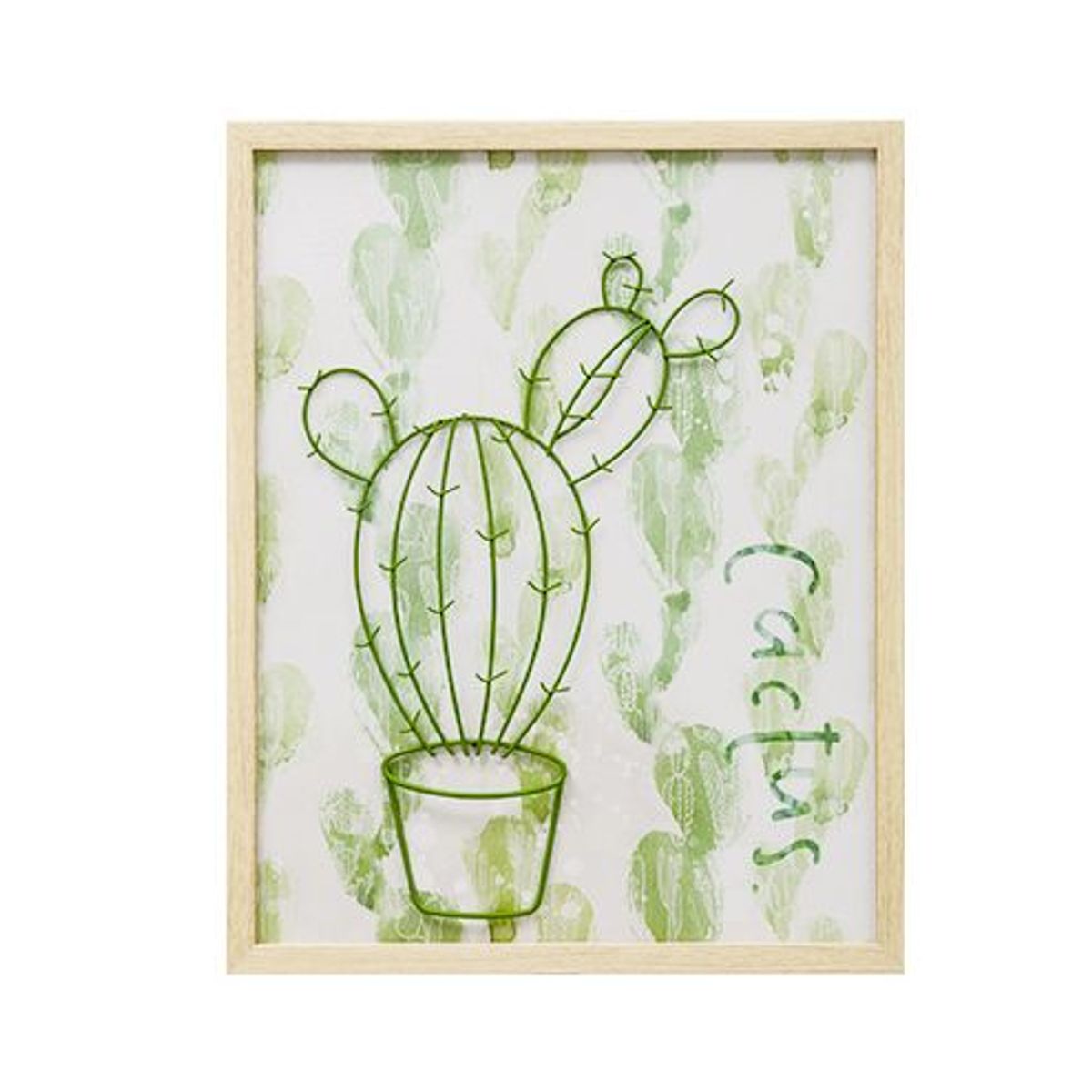 Tela Metal Estampado 40x50cm Verde e Branco Mart, marca Mart - Foto Principal