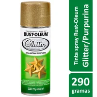 Tinta Spray Especialidades Glitter 290G Purpurina Ouro Rust-Oleum