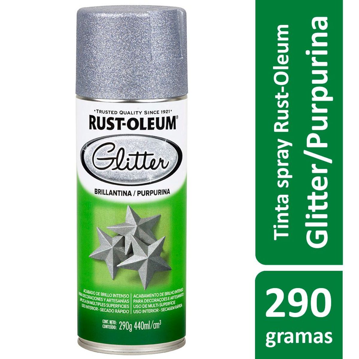 Tinta Spray Especialidades Glitter 290G Purpurina Prata Rust-Oleum, marca Rust-Oleum - Foto Principal