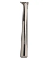 Pé para Mesa de Madeira Inox Polido 60x740mm Prata