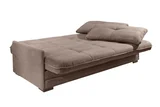 Sofá-Cama Anita com Braço 3 Lugares 87x196x110cm Bege