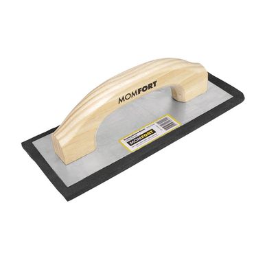 Desempenadeira de Ao para Rejuntar Reta 10x25cm 4 Lados Momfort