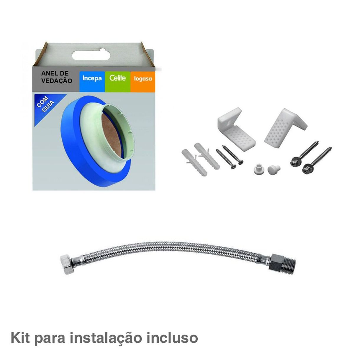 Kit Completo Vaso Sanitário com Caixa Acoplada e Assento Debba 44x45x87cm Branco Roca, marca Roca - Foto 2