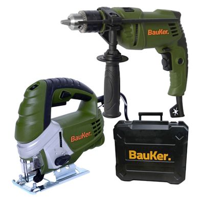 Kit 1 Serra Tico Tico 800W JS800E 127V + Kit de Furadeira e Broca ID600E3 600w 127V