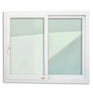 Janela de Correr Com Cremona PVC Branco 2 Folhas Mveis 120x200x6cm Itec